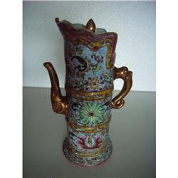 Chinese famille rose  porcelain pot #1418325