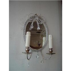 Pair of Mirrored Sconces #1418504