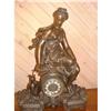 Image 1 : 19th c. French Spelter Clock #1432384