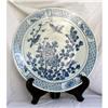 Image 1 : BLUE AND WHITE CHINESE CHARGER, KANGXI 18th #1432730