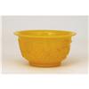 Image 1 : Old Chinese Export Yellow Peking Glass Bowl #1433121