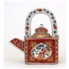 Image 1 : Old Japanese Imari Kutani Sq Teapot Mk #1433122