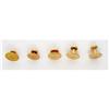 Image 1 : Collection of 18 Kt gold shirt studs #1433160