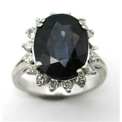 1950s Sapphire and Diamond Ring #1433172