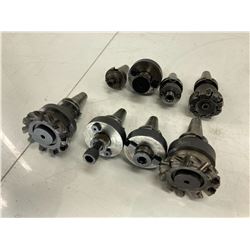 (9) CAT40 Shell End Mill Holders