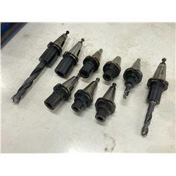 (9) CAT40 Morse Taper Holders