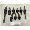 Image 2 : (9) CAT40 Morse Taper Holders