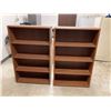 Image 1 : (2) Wood Shelving Units