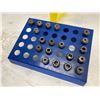 Image 1 : Lot of (19) ER25 Collet with Stand