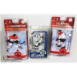 UNCLAIMED LOT OF NHL FIGURES