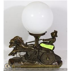 UNCLAIMED VINTAGE HORSE LAMP