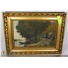Image 1 : ANTIQUE OIL PAINTING 13 1/2 X 18