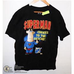 UNCLAIMED SUPERMAN SZ XL T-SHIRT