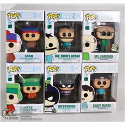 UNCLAIMED BOX OF 6 ASSORTED FUNKO POPS