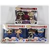 Image 1 : UNCLAIMED BOX OF 3 ASSORTED FUNKO POPS