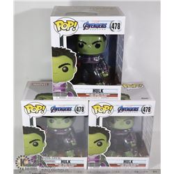 UNCLAIMED BOX OF 3 ASSORTED FUNKO POPS