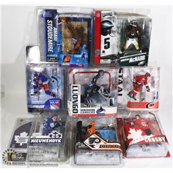 UNCLAIMED LOT OF NHL FIGURES