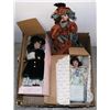 Image 1 : UNCLAIMED BOX WITH 3 COLLECTOR DOLLS