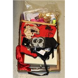 FLAT OF VARIOUS  ADULT ONLY ITEMS