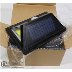 LOT OF 2 NEW SOLAR SECURITY LED LIGHTS