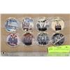 Image 1 : 8 BEATLES COINS IN PLASTIC CASES
