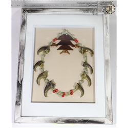 BEAR CLAW NECKLACE, HAND MADE ALBERTA ORIGINAL