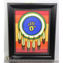 ORIGINAL ABORIGINAL ART, C. CHAMBAULD -NOT A PRINT