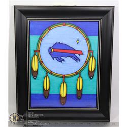 ORIGINAL ABORIGINAL ART, C. CHAMBAULD -NOT A PRINT