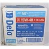 Image 1 : UNCLAIMED CASE OF DELO SAE 15W-40 MOTOR OIL