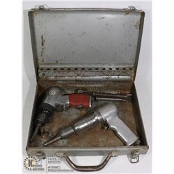 UNCLAIMED METAL BOX WITH AIR CHISELS