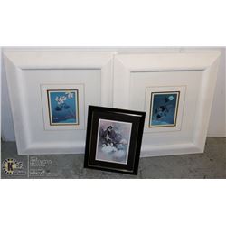 2 SWAN PRINTS 13X14 3/4 REN-WIL INC PURCHASED $82