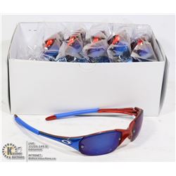 UNCLAIMED RED BLUE SUNGLASSES