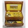 Image 1 : UNCLAIMED JEWELRY BOX WITH CONTENTS