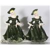 Image 1 : UNCLAIMED PAIR OF LADY ANN FINE CHINA FIGURINES