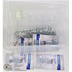 UNCLAIMED BOX OF PEGBOARD HOOKS