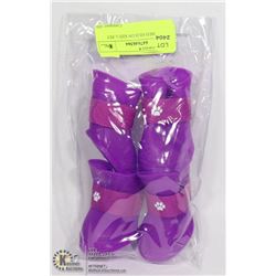 UNCLAIMED SILICON SIZE L PET BOOTS