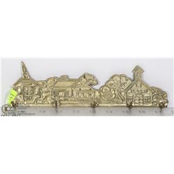 UNCLAIMED BRASS KEY HOLDER