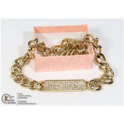 UNCLAIMED GOLD TONE NECKLACE