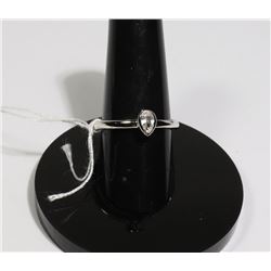 #119-WHITE SAPPHIRE RING SIZE 6.5