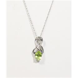 #103-PERIDOT NECKLACE & PENDANT