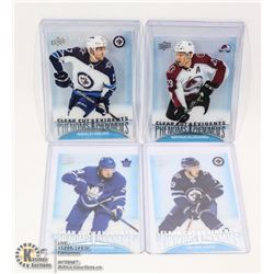 4 TIM HORTONS HOCKEY CARDS CLEAR CUT PHENOMS