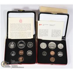 DOUBLE PENNY SETS 1972 - 1973, ALL ORIGINAL