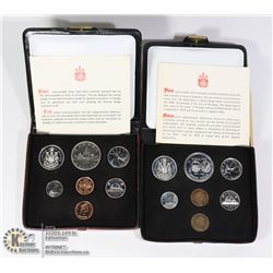 DOUBLE PENNY SETS 1974 - 1975, ALL ORIGINAL