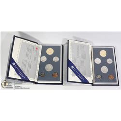 SPECIMEN SETS 1990 - 1991, ALL ORIGINAL