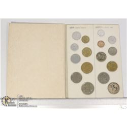 UNCLAIMED FOLDER WITH COINS FROM HOLY LAND