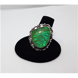 18)  GREEN/BLUE AUSTRALIAN TRIPLATE  FIRE