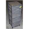 Image 1 : UNCLAIMED ROLLING PLASTIC STORAGE