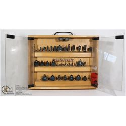 UNCLAIMED ROUTER BIT SET IN BOX