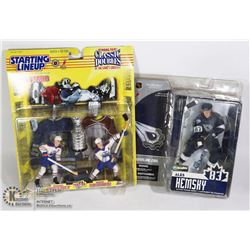 UNCLAIMED BOX OF NHL FIGURES