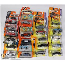 FLAT OF 15 MATCHBOX CARS